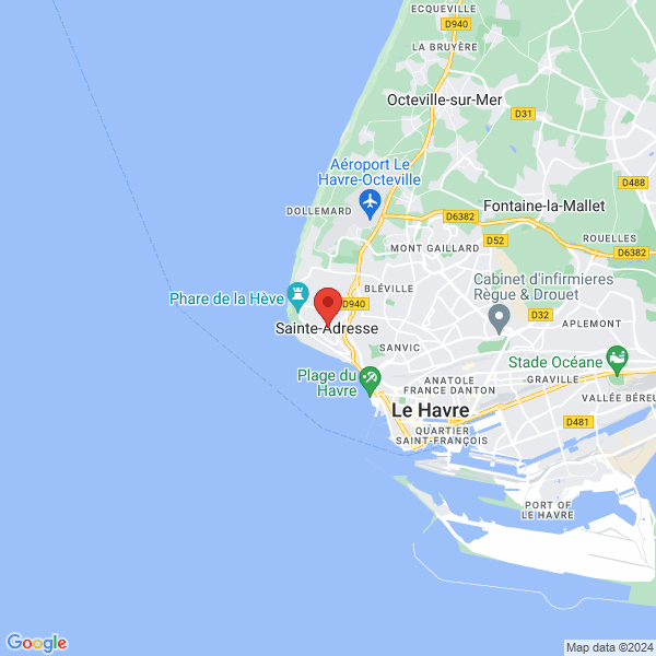 Sainte-Adresse - Google map