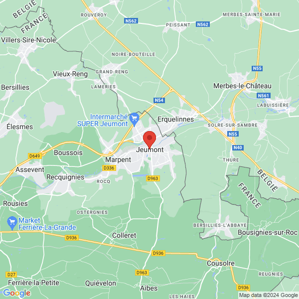 Jeumont - Google map