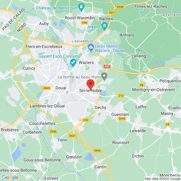 Sin-le-Noble - Google map