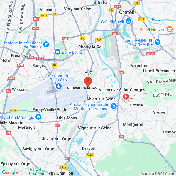 Villeneuve-le-Roi - Google map