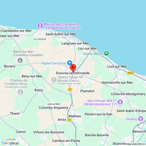 Douvres-la-Délivrande - Google map