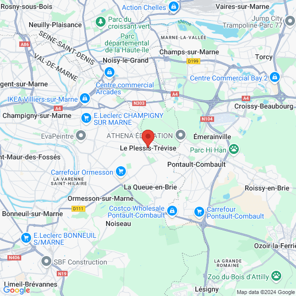 Le Plessis-Trévise - Google map