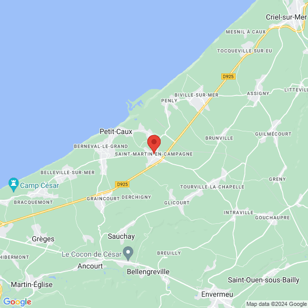 Petit-Caux - Google map