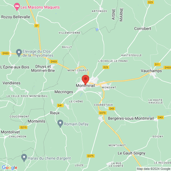 Montmirail - Google map