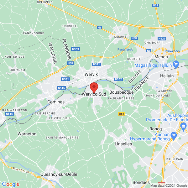 Wervicq-Sud - Google map