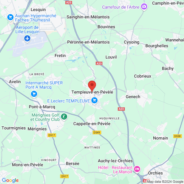 Templeuve-en-Pévèle - Google map