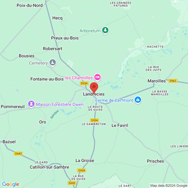 Landrecies - Google map