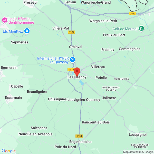 Le Quesnoy - Google map