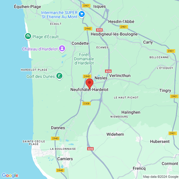Neufchâtel-Hardelot - Google map