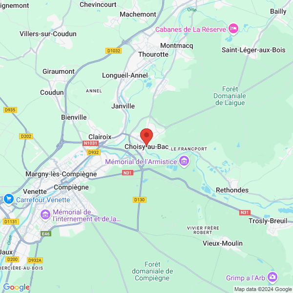 Choisy-au-Bac - Google map