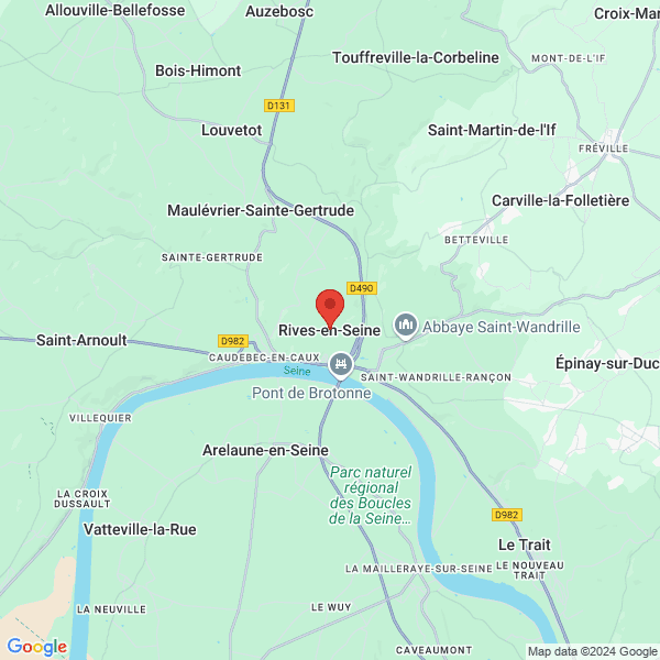 Rives-en-Seine - Google map