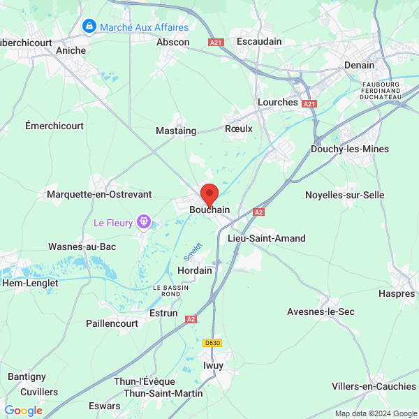 Bouchain - Google map