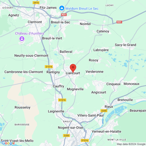 Liancourt - Google map