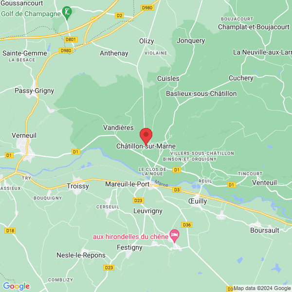 Châtillon-sur-Marne - Google map