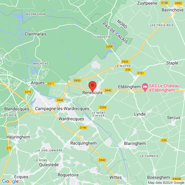 Renescure - Google map