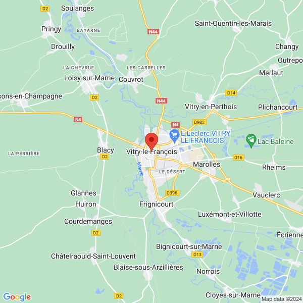 Vitry-le-François - Google map