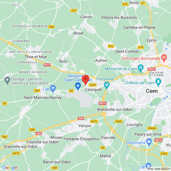 Carpiquet - Google map