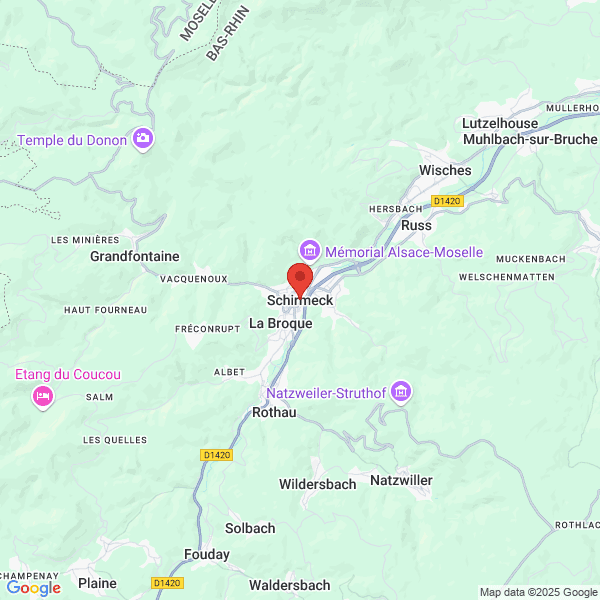 Schirmeck - Google map