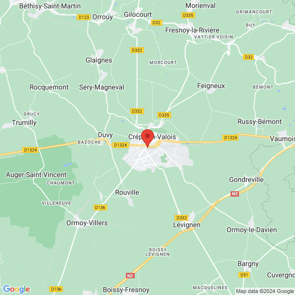 Crépy-en-Valois - Google map