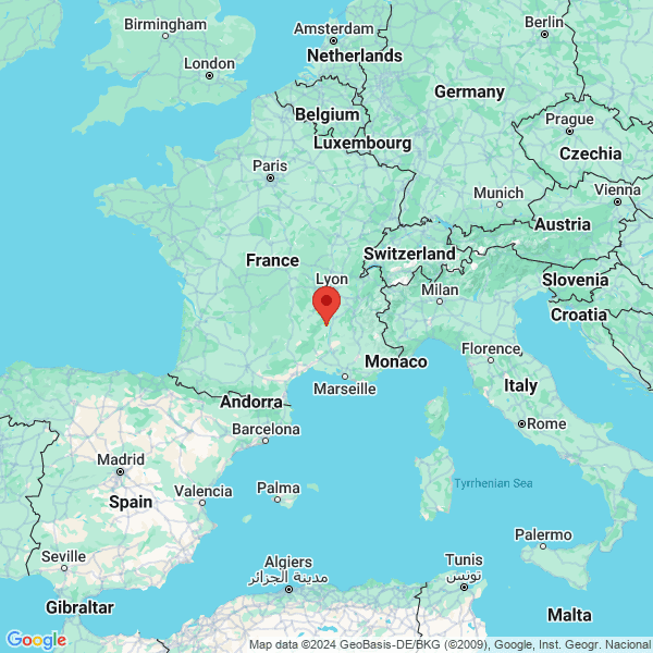 Ardèche - Google map