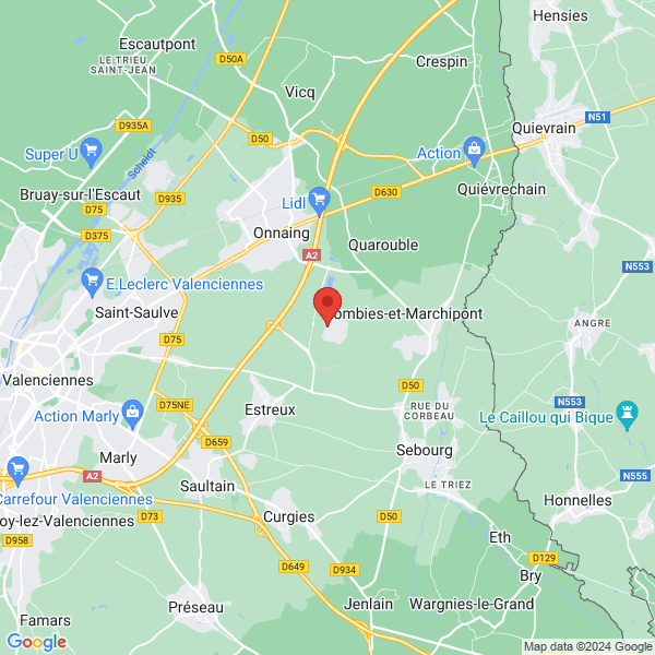 Onnaing - Google map