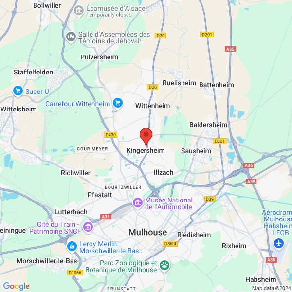Kingersheim - Google map
