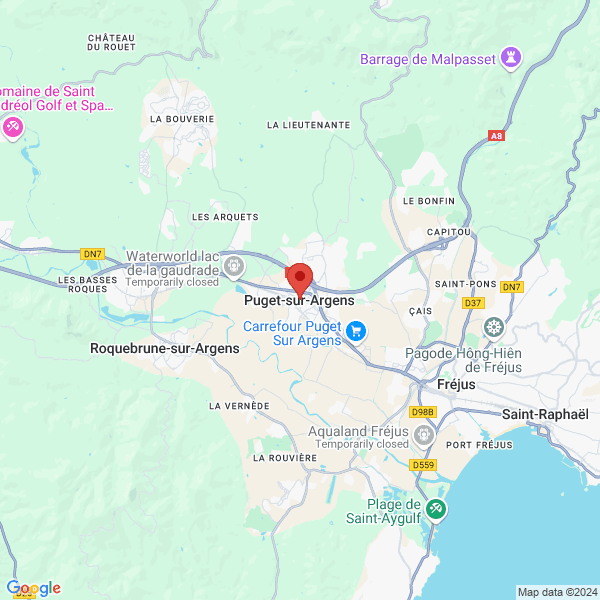 Puget-sur-Argens - Google map