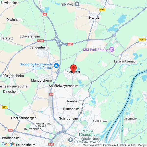 Reichstett - Google map