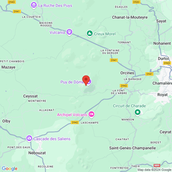 Orcines - Google map