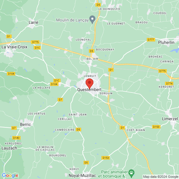 Questembert - Google map