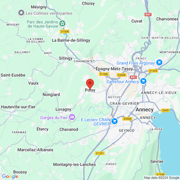 Poisy - Google map