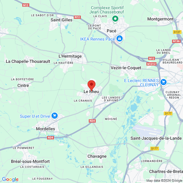 Le Rheu - Google map
