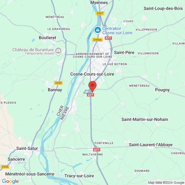 Cosne-Cours-sur-Loire - Google map