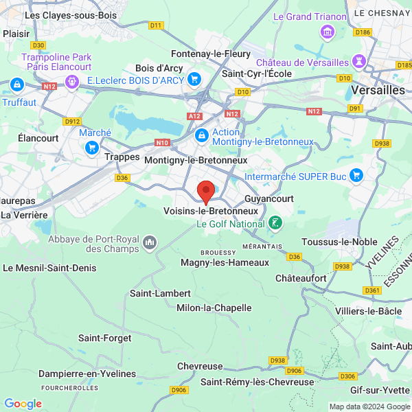 Voisins-le-Bretonneux - Google map