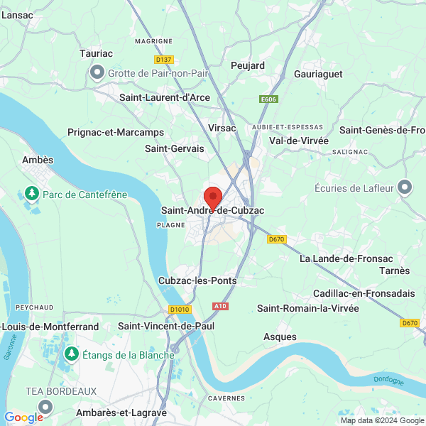 Saint-André-de-Cubzac - Google map