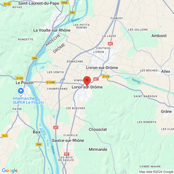 Loriol-sur-Drôme - Google map