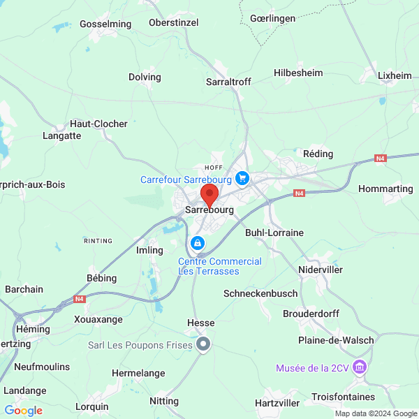 Sarrebourg - Google map