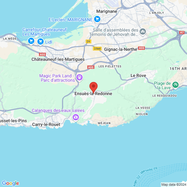 Ensuès-la-Redonne - Google map