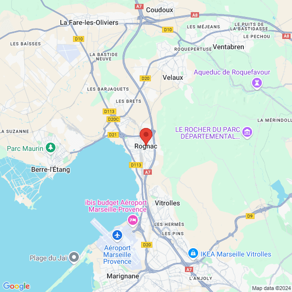 Rognac - Google map