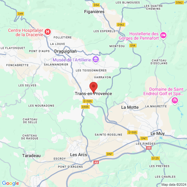 Trans-en-Provence - Google map
