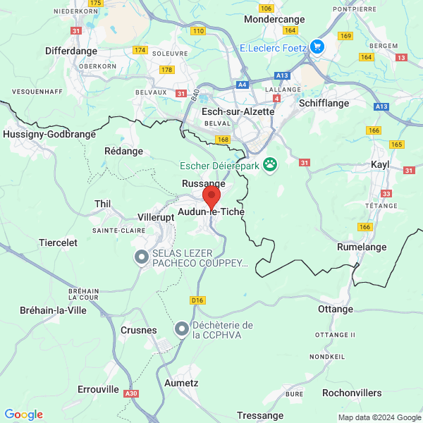 Audun-le-Tiche - Google map