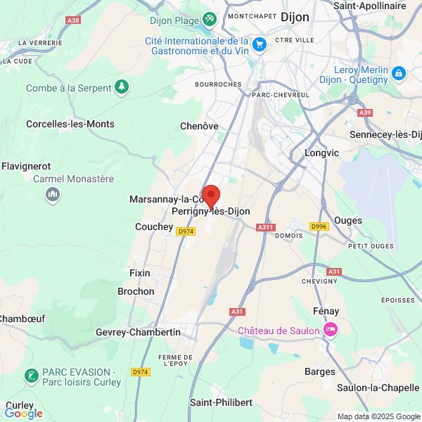 Perrigny-lès-Dijon - Google map