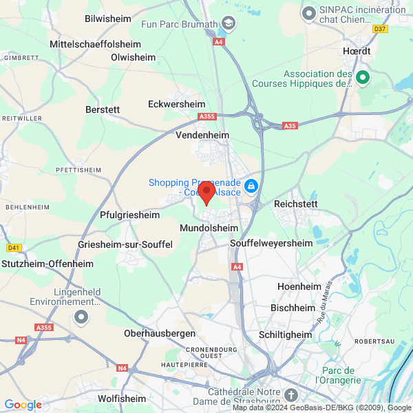 Mundolsheim - Google map