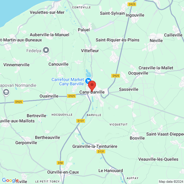 Cany-Barville - Google map