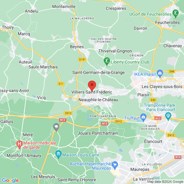 Villiers-Saint-Frédéric - Google map