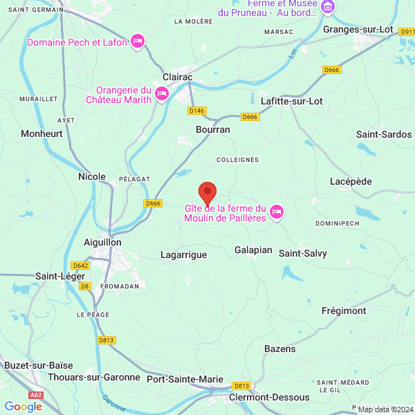 Aiguillon - Google map