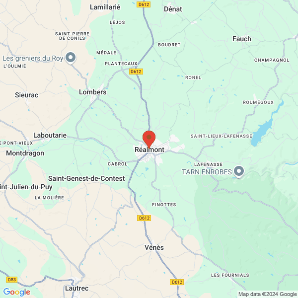 Réalmont - Google map