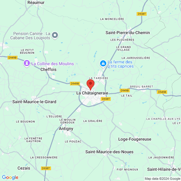 La Châtaigneraie - Google map