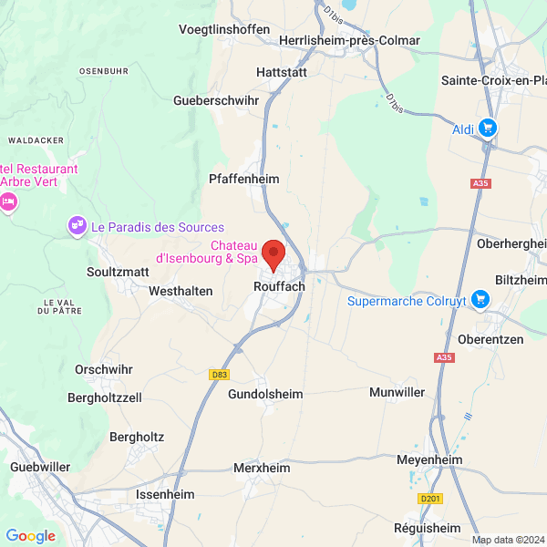 Rouffach - Google map