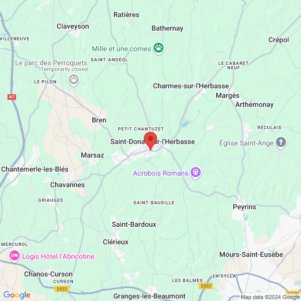 Saint-Donat-sur-l'Herbasse - Google map